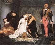 Paul Delaroche The execution of Lady Jane Grey oil on canvas